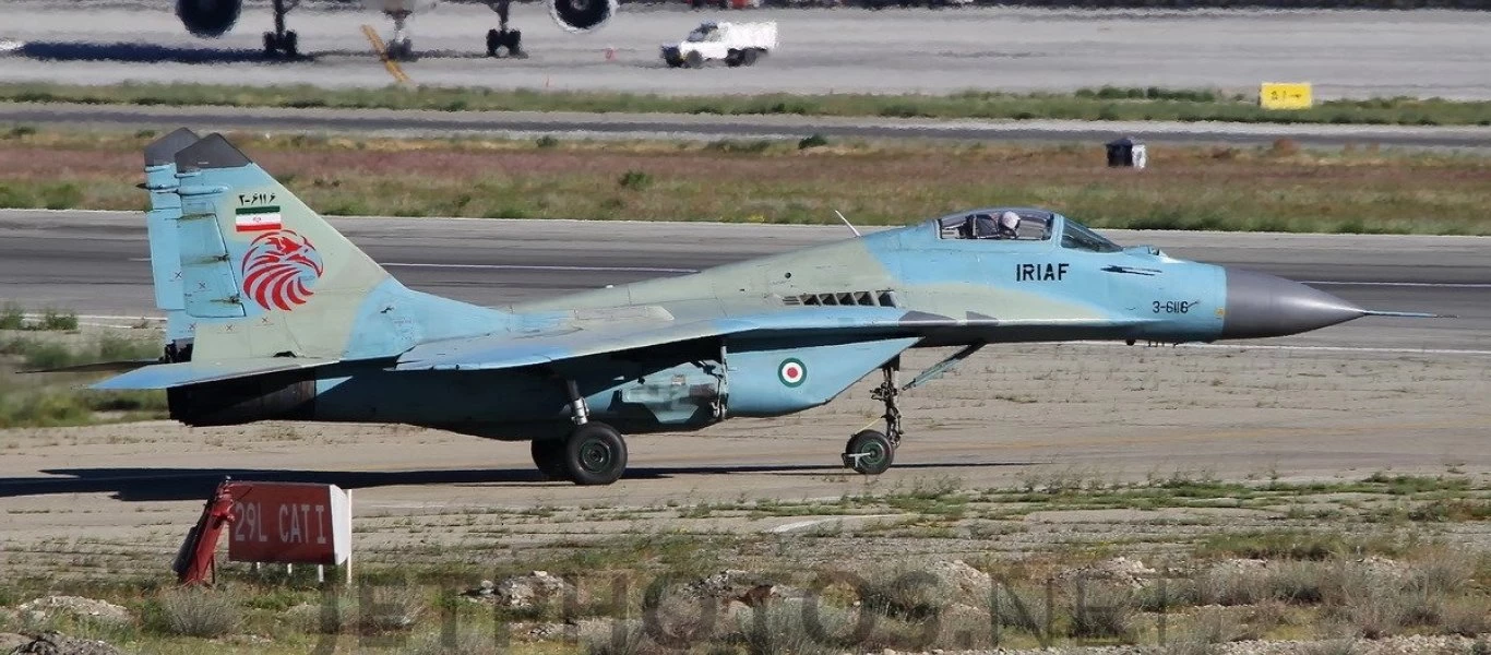 Ιρανικό MiG-29 συνετρίβη στα βορειοδυτικά της χώρας - Νεκροί οι χειριστές